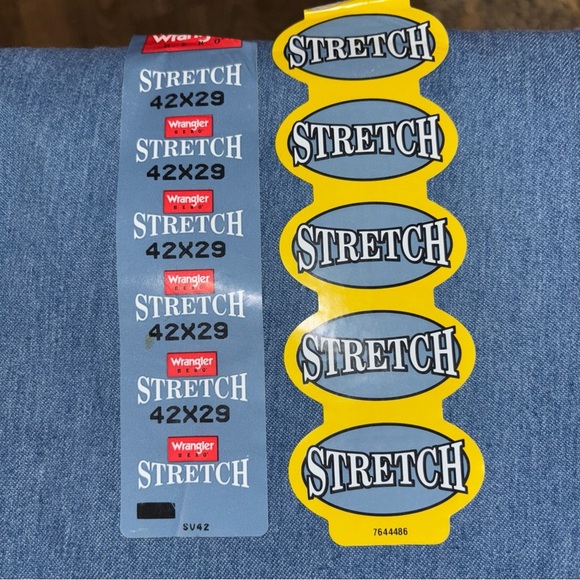 WRANGLERS MENS STRETCH JEANS 42x49  CLASSIC FIT COMFORT FLEX NEW. - Picture 5 of 12